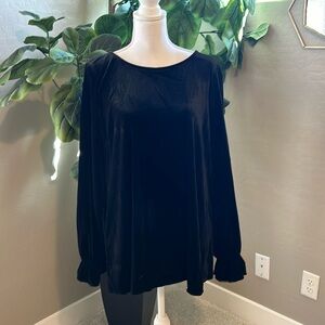Black Velvet Long Sleeve